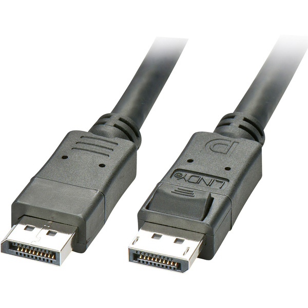 LINDY DisplayPort Anschlusskabel DisplayPort Stecker, DisplayPort Stecker 20.00 m Schwarz 41327  DisplayPort-Kabel