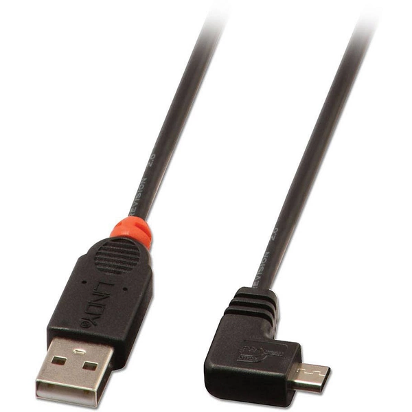 LINDY USB-Kabel USB 2.0 USB-A Stecker, USB-Micro-B Stecker 2.00m Schwarz 31977 LINDY USB-Kabel USB 2.0 USB-A Stecker, USB-Micro-B Stecker 2.00m Schwarz 31977