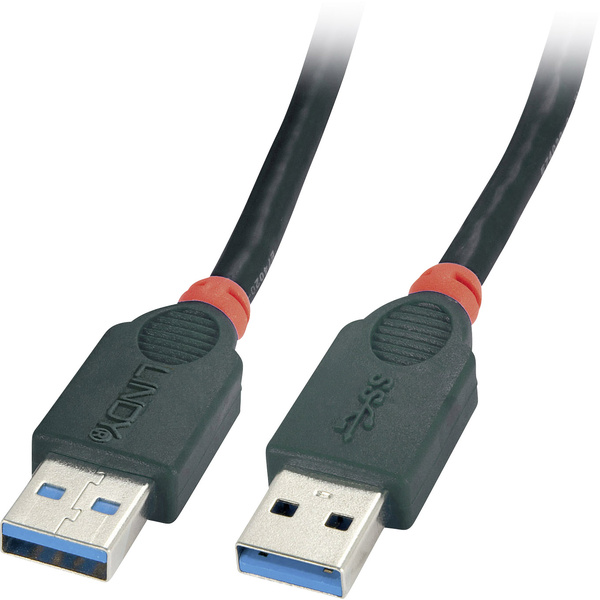 LINDY USB 3.0 Kabel A/A schwarz, 2m