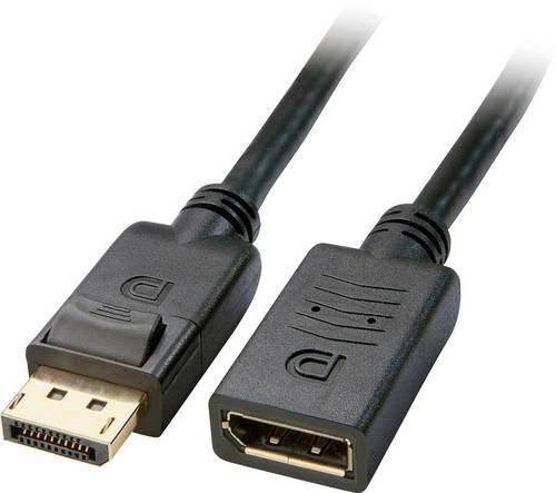 DisplayPort Anschlusskabel 3.00m Schwarz [1x DisplayPort Stecker - 1x DisplayPort Buchse]