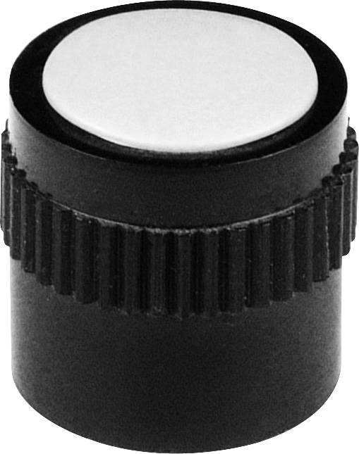 Mentor 4131.603 4131.603 Drehknopf Schwarz (Ø x H) 15mm x 15mm