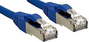 LINDY 45644 RJ45 Netzwerkkabel, Patchkabel CAT 6 S/FTP 3.00 m Blau mit Rastnasenschutz 1 St.