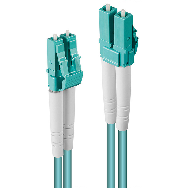 LINDY 46400 fibre optique FO Câble de raccordement [1x LC mâle - 1x LC mâle] 50/125 µ Multimode OM3 30.00 m