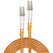 LINDY 46482 fibre optique FO Câble de raccordement [1x LC mâle - 1x LC mâle] 50/125 µ Multimode OM2 3.00 m