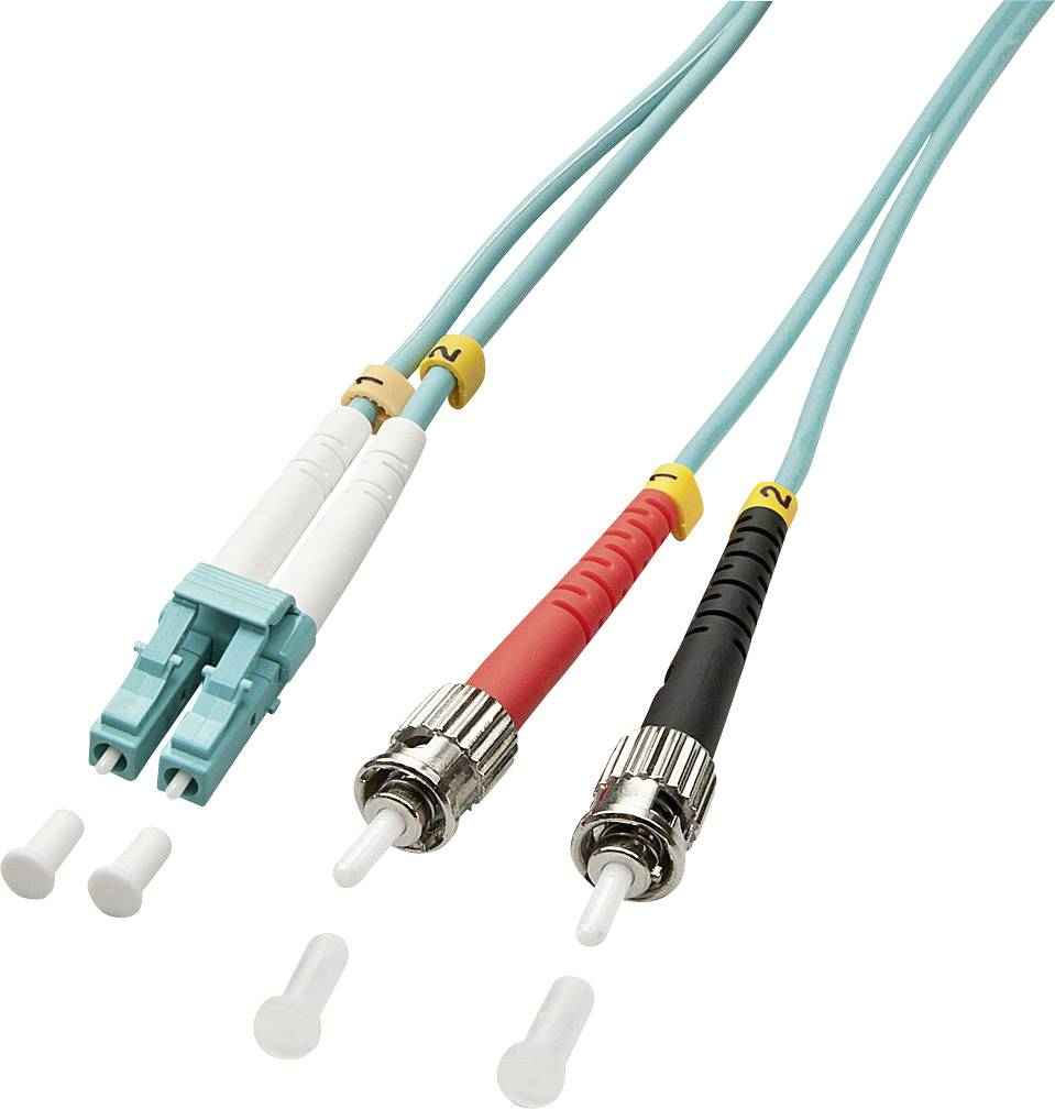 LINDY 46381 Glasfaser LWL Anschlusskabel Multimode OM3 2.00 m