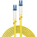 LINDY 47455 fibre optique FO Câble de raccordement [1x LC mâle - 1x LC mâle] 9/125 µ Singlemode OS2 15.00 m