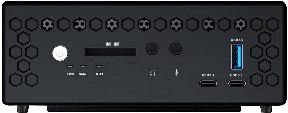 Zotac ZBOX CI549 NANO Barebone mit CPU Intel® Core™ i5 i5-7300U 2 x 2.6GHz / max. 3.5GHz