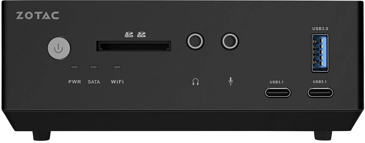 Zotac ZBOX MI549 Nano Barebone mit CPU Intel Core i5 i5-7300U 2 x 2.6GHz