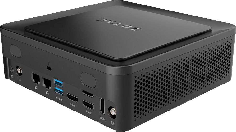 Zotac Barebone ZBOX QK5P1000 Intel® Core™ i5 i5-7200U Nvidia Quadro P1000 ZBOX-QK5P1000-BE