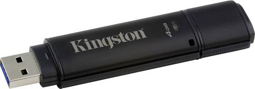 Kingston DataTraveler 4000 G2 Management USB-Stick 4GB Schwarz DT4000G2DM/4GB USB 3.0