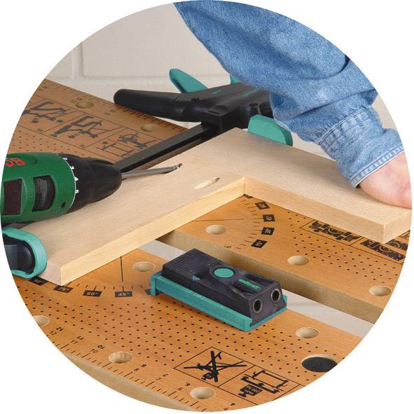 Wolfcraft 4642100 Bohrschablone 1St.