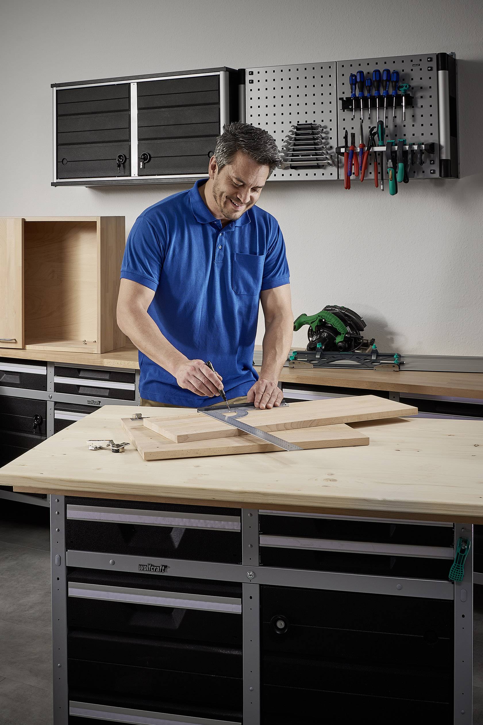 Wolfcraft 5206000 Anschlagwinkel 280 x 500 mm