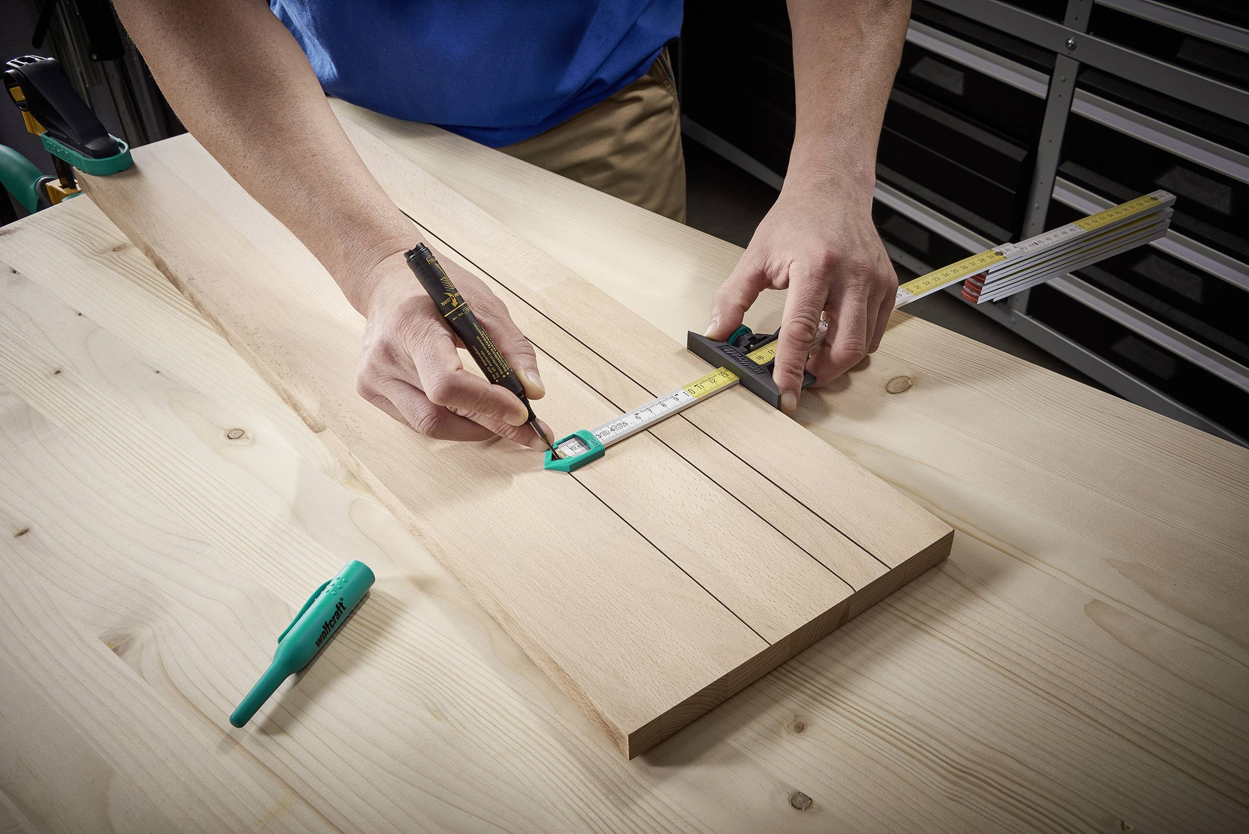 Wolfcraft 5221000 Zollstock Kunststoff