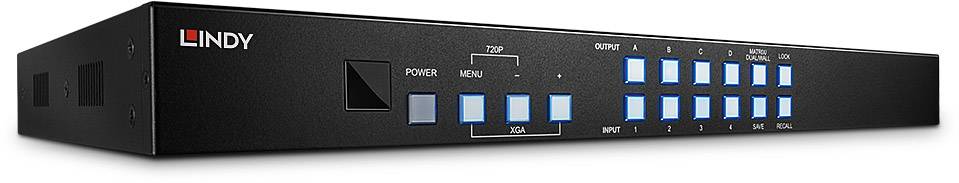 LINDY HDMI Video Wall Matrix Controller 4 Port HDMIMatrixSwitch