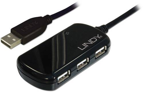 LINDY USB 2.0-Hub mit eingebautem Repeater