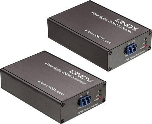 LINDY HDMI 4K Extender Fiber Optic 3000m HDMI Extender über Glasfaserkabel 700m