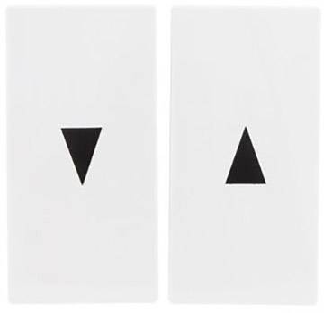 REV Abdeckung Jalousie-Schalter Studio Weiß 0208450106 1 St.