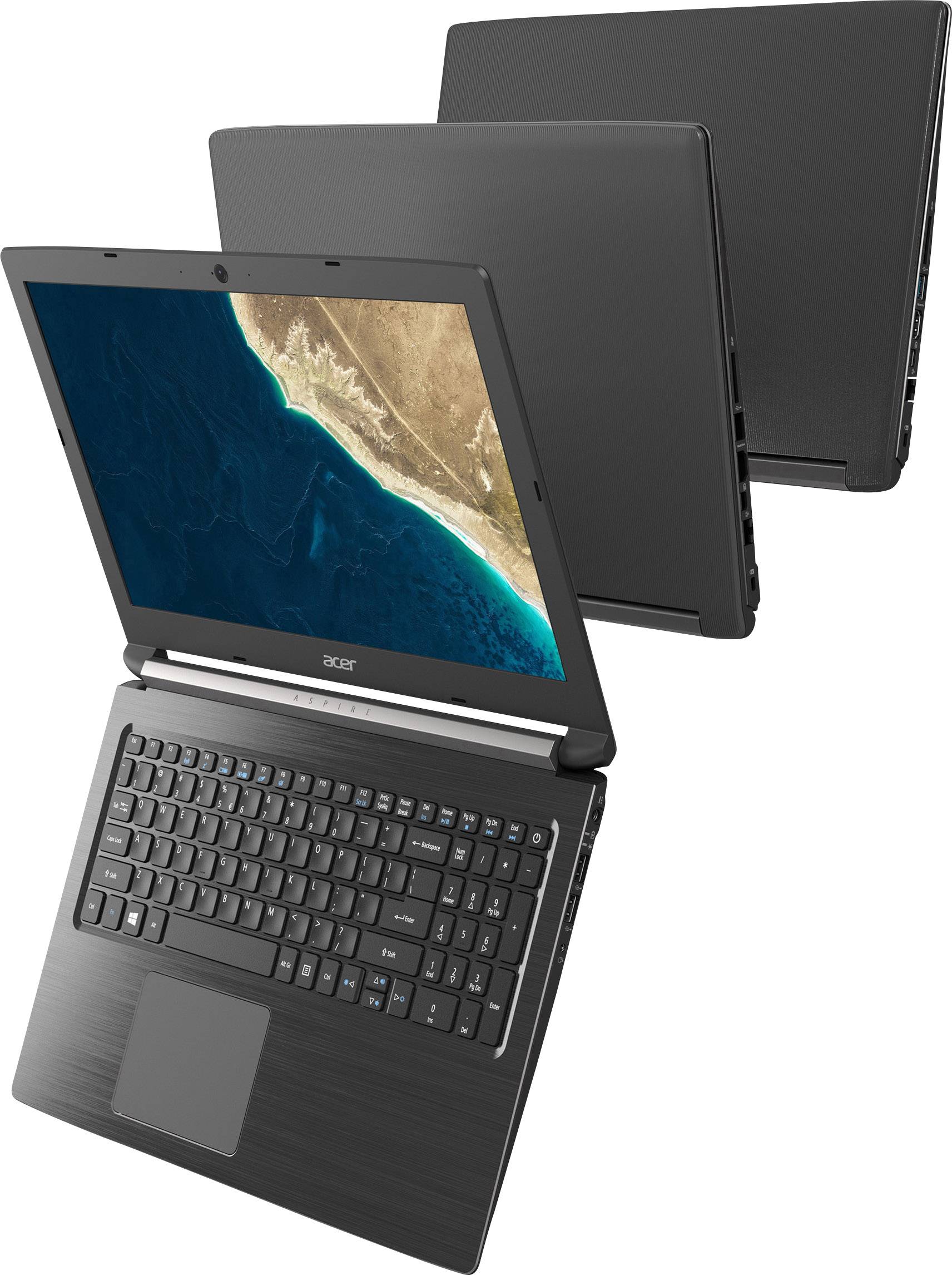 Acer Notebook 43.9 cm (17.3 Zoll) Full HD Intel® Core™ i7 i7-8550U 8 GB RAM 1 TB HDD Nvidia GeForce MX150 Win 10 Pro Schwarz NX.H0GEG.003