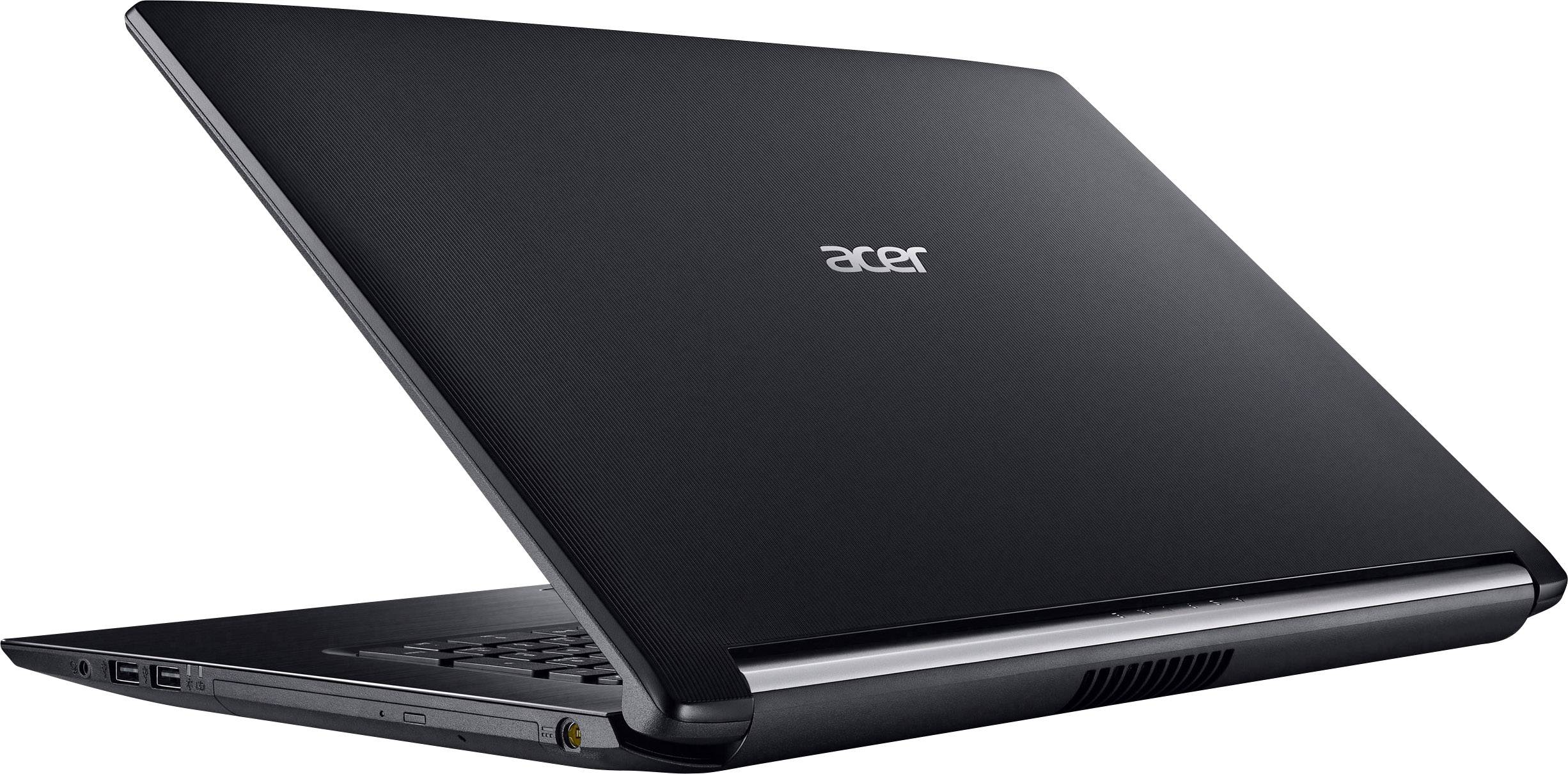 Acer Notebook 43.9 cm (17.3 Zoll) Full HD Intel® Core™ i7 i7-8550U 8 GB RAM 1 TB HDD Nvidia GeForce MX150 Win 10 Pro Schwarz NX.H0GEG.003