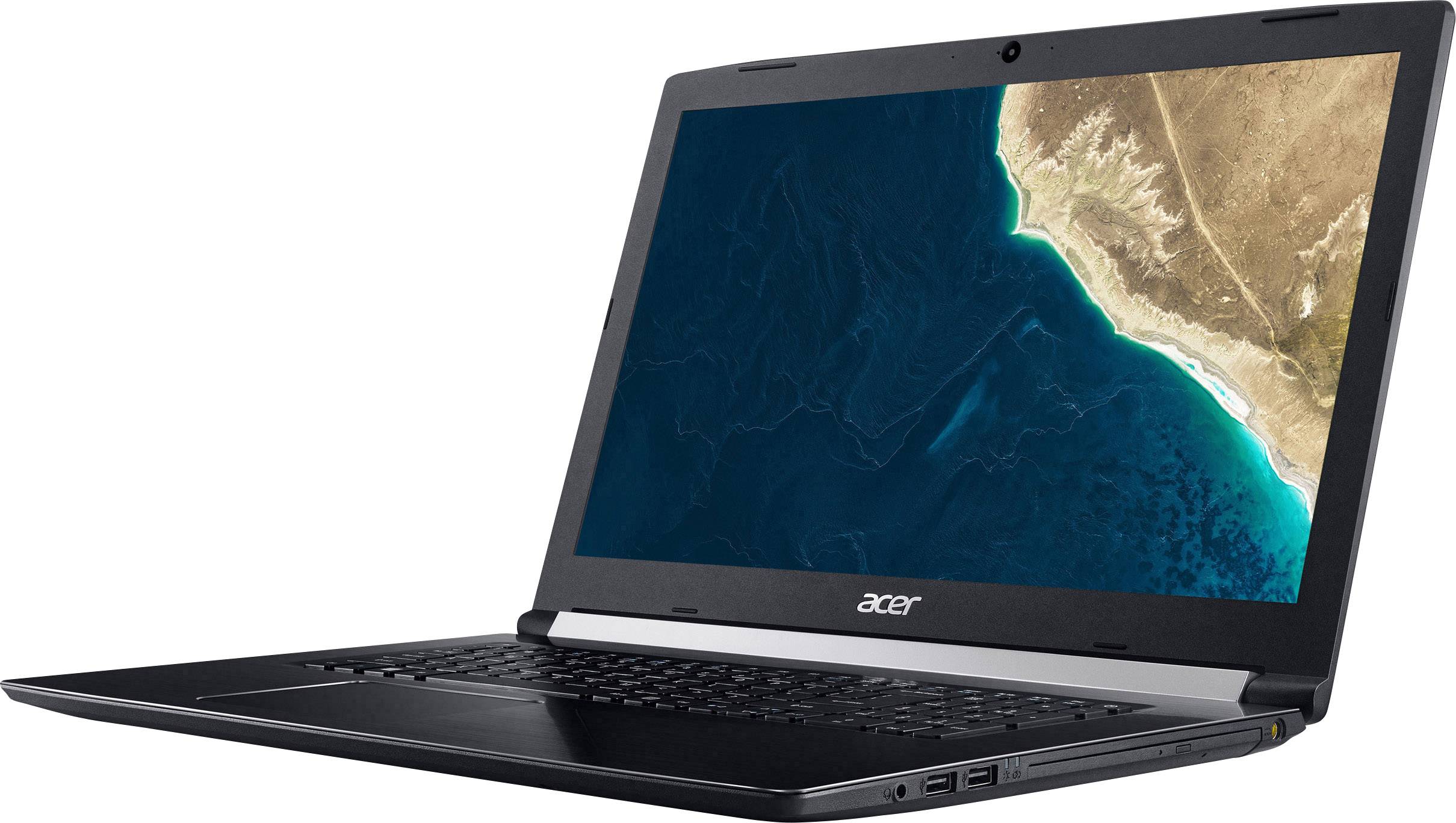 Acer Notebook 43.9 cm (17.3 Zoll) Full HD Intel® Core™ i7 i7-8550U 8 GB RAM 1 TB HDD Nvidia GeForce MX150 Win 10 Pro Schwarz NX.H0GEG.003