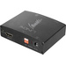 LINDY LINDY HDMI 4K Audio Extractor mit Bypass HDMI-Splitter 4096 x 2160 Pixel Schwarz