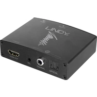 LINDY HDMI 4K Audio Extractor mit Bypass HDMI-Splitter 4096 x 2160 Pixel Schwarz LINDY HDMI 4K Audio Extractor mit Bypass HDMI-Splitter 4096 x 2160 Pixel Schwarz