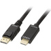 LINDY DisplayPort / HDMI Adapterkabel DisplayPort Stecker, HDMI-A Stecker 2.00m Schwarz 36922 DisplayPort-Kabel