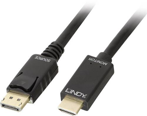 Lindy 36924 5m DisplayPort to HDMI 10.2G Cable