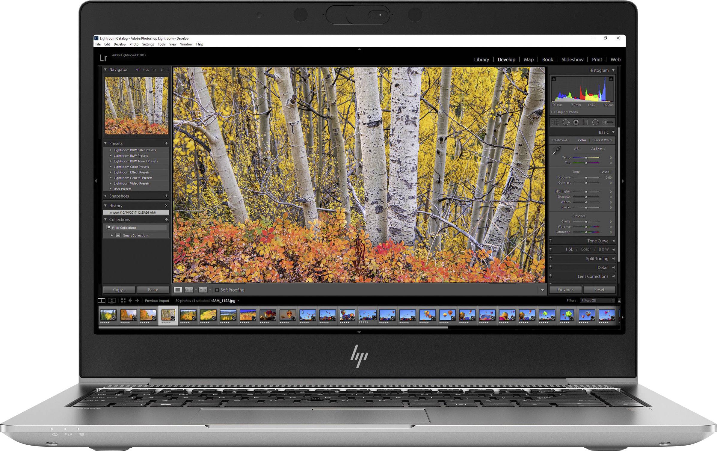 HP ZBook 14u G5 35.6cm (14 Zoll) Workstation Intel Core i7 16GB 512GB SSD AMD Radeon Pro WX 3100 Windows® 10 Pro Silber