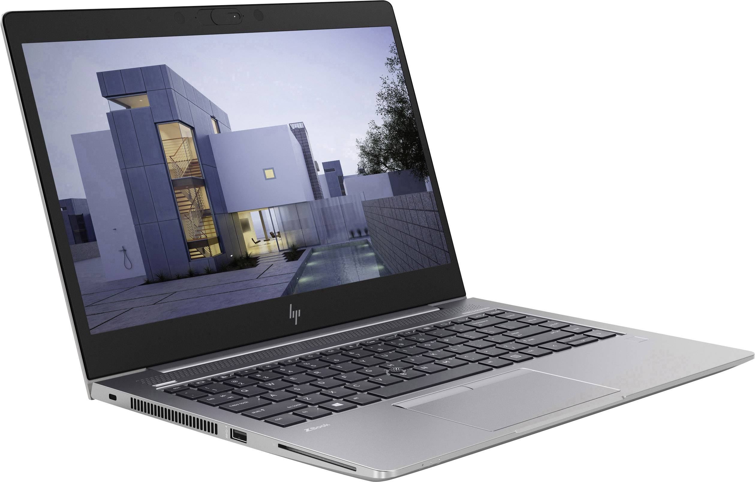HP ZBook 14u G5 35.6cm (14 Zoll) Workstation Intel Core i7 16GB 512GB SSD AMD Radeon Pro WX 3100 Windows® 10 Pro Silber