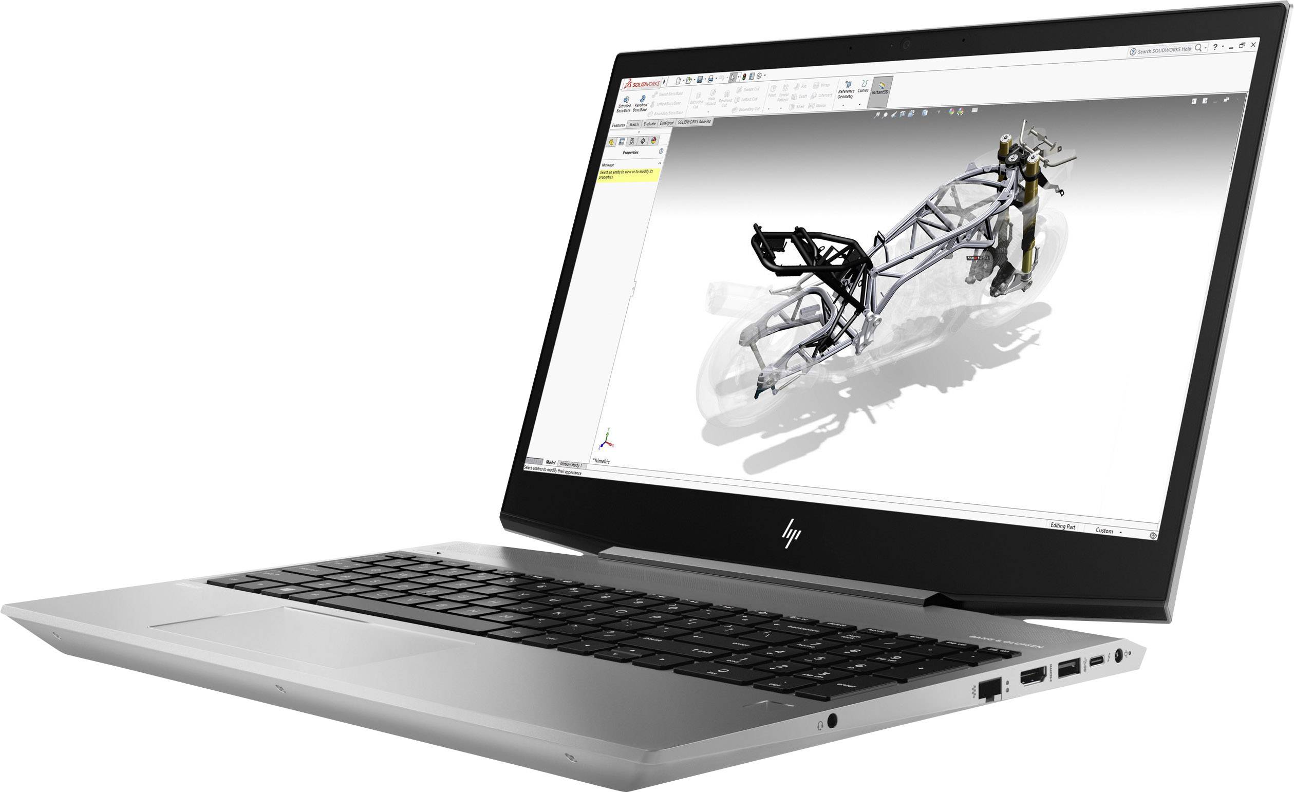HP ZBook 15v G5 39.6cm (15.6 Zoll) Workstation Intel Core i5 8400H 8GB 256GB SSD Nvidia Quadro P600 Windows® 10 Pro Silber