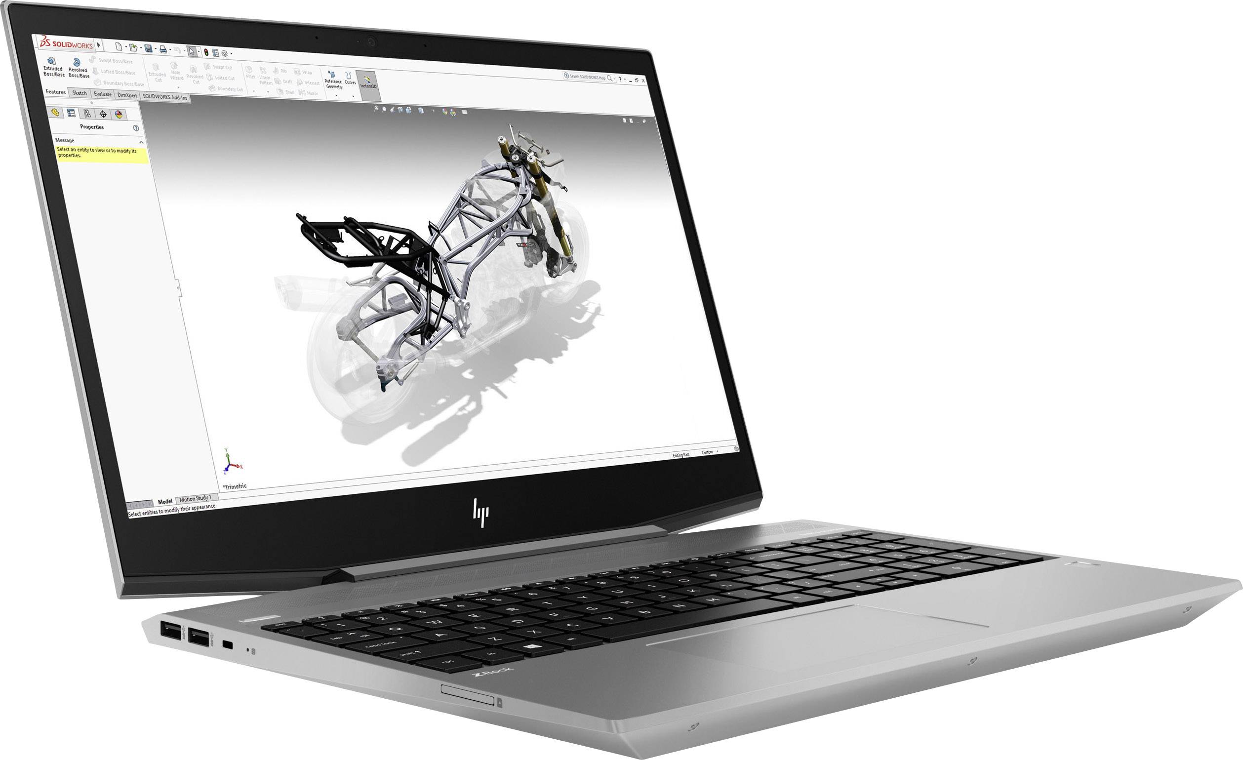HP ZBook 15v G5 39.6cm (15.6 Zoll) Workstation Intel Core i5 8400H 8GB 256GB SSD Nvidia Quadro P600 Windows® 10 Pro Silber