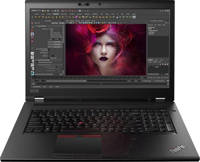 Lenovo ThinkPad P72 43.9cm (17.3 Zoll) Workstation Intel Core i7 16GB 512GB SSD Nvidia Quadro P3200 Windows® 10 Pro Schwarz
