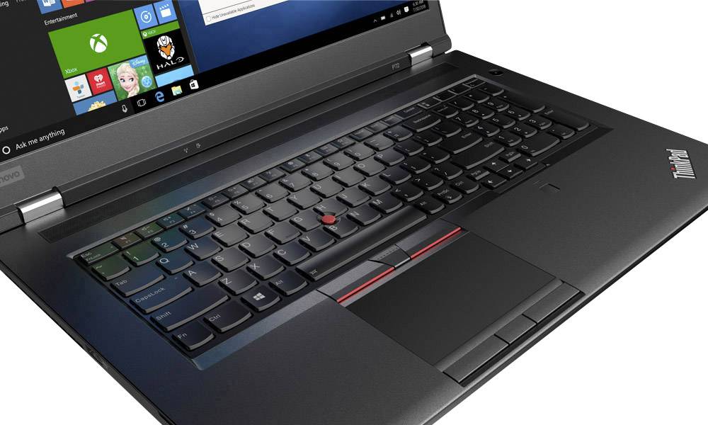 Lenovo ThinkPad P72 43.9cm (17.3 Zoll) Workstation Intel Core i7 16GB 512GB SSD Nvidia Quadro P3200 Windows® 10 Pro Schwarz