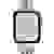 Apple Watch Series 4 Nike+ Cellular 44 mm Aluminiumgehäuse Silber Platin, Schwarz