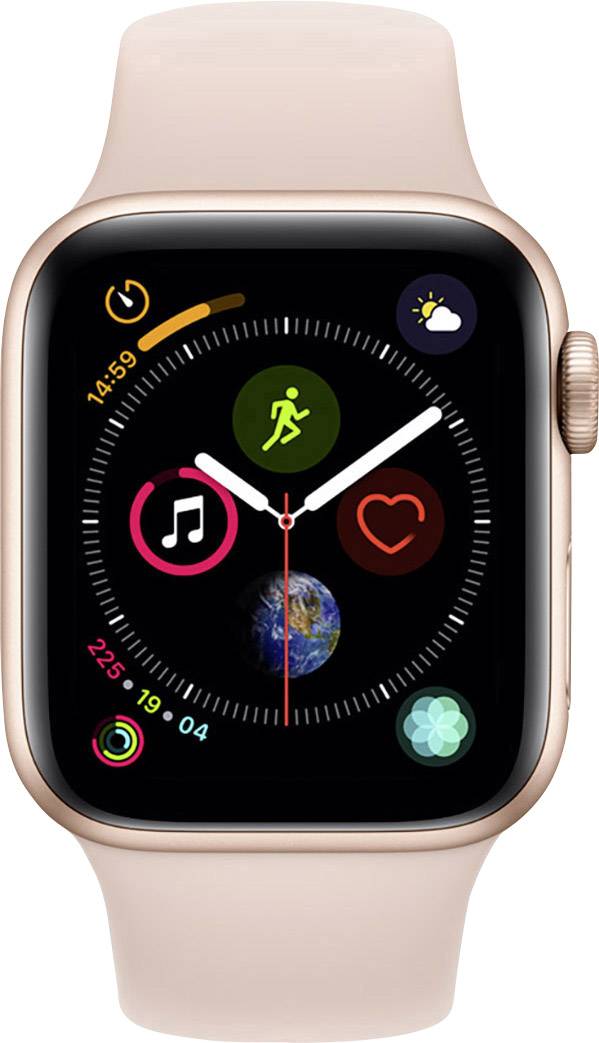 Apple Watch Series 4 GPS + Cellular 40 mm Aluminiumgehäuse Gold Sport Band Sandrosa