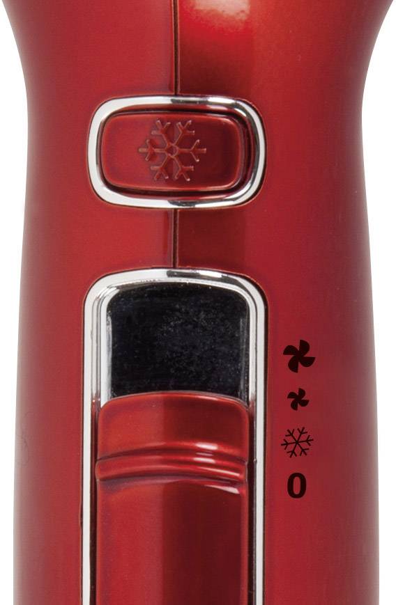 Trisa Vintage Dry Haartrockner Rot (metallic), Silber