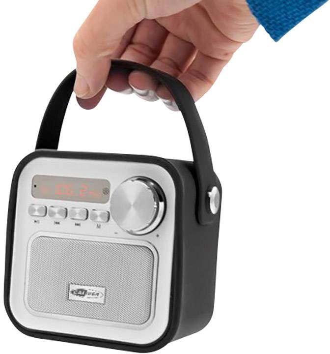 Caliber Audio Technology HPG330BT Kofferradio UKW AUX, Bluetooth®, USB Schwarz, Silber