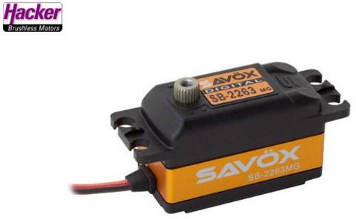 Savöx Standard-Servo SB-2263MG Digital-Servo Getriebe-Material: Metall Stecksystem: JR