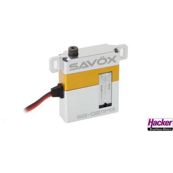 Savöx Spezial-Servo SG-0211MG Digital-Servo Getriebe-Material: Metall Stecksystem: JR