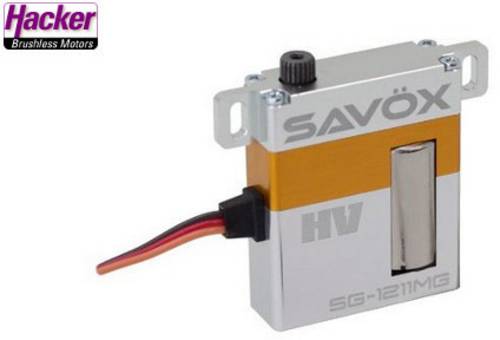 Savöx Spezial-Servo SG-1211MG Digital-Servo Getriebe-Material: Metall Stecksystem: JR