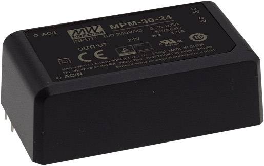 Mean Well MPM-30-3.3ST AC/DC-Printnetzteil 3.3 V/DC 6 A
