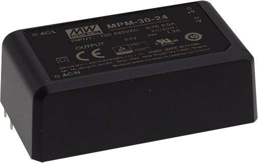 Mean Well MPM-30-3.3 AC/DC-Printnetzteil 3.3 V/DC 6 A