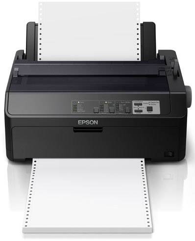Epson FX-890IIN Nadeldrucker 612 Zeichen/s 9-Nadel-Druckkopf, Schmaler Einzug, Druckbreite 80 Zeichen, Netzwerk-fähig USB