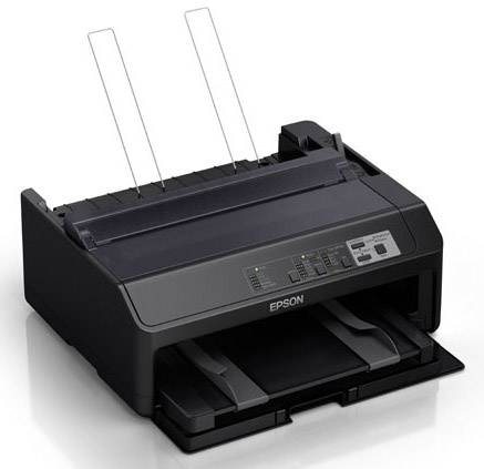Epson FX-890IIN Nadeldrucker 612 Zeichen/s 9-Nadel-Druckkopf, Schmaler Einzug, Druckbreite 80 Zeichen, Netzwerk-fähig USB, Parallel, LAN