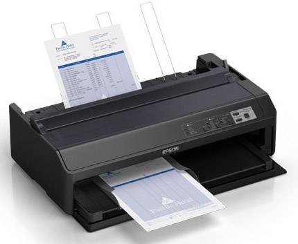 Epson FX-2190IIN Nadeldrucker 738 Zeichen/s 18-Nadel-Druckkopf, Breiter Einzug, Druckbreite 136 Zeichen, Netzwerk-fähig USB