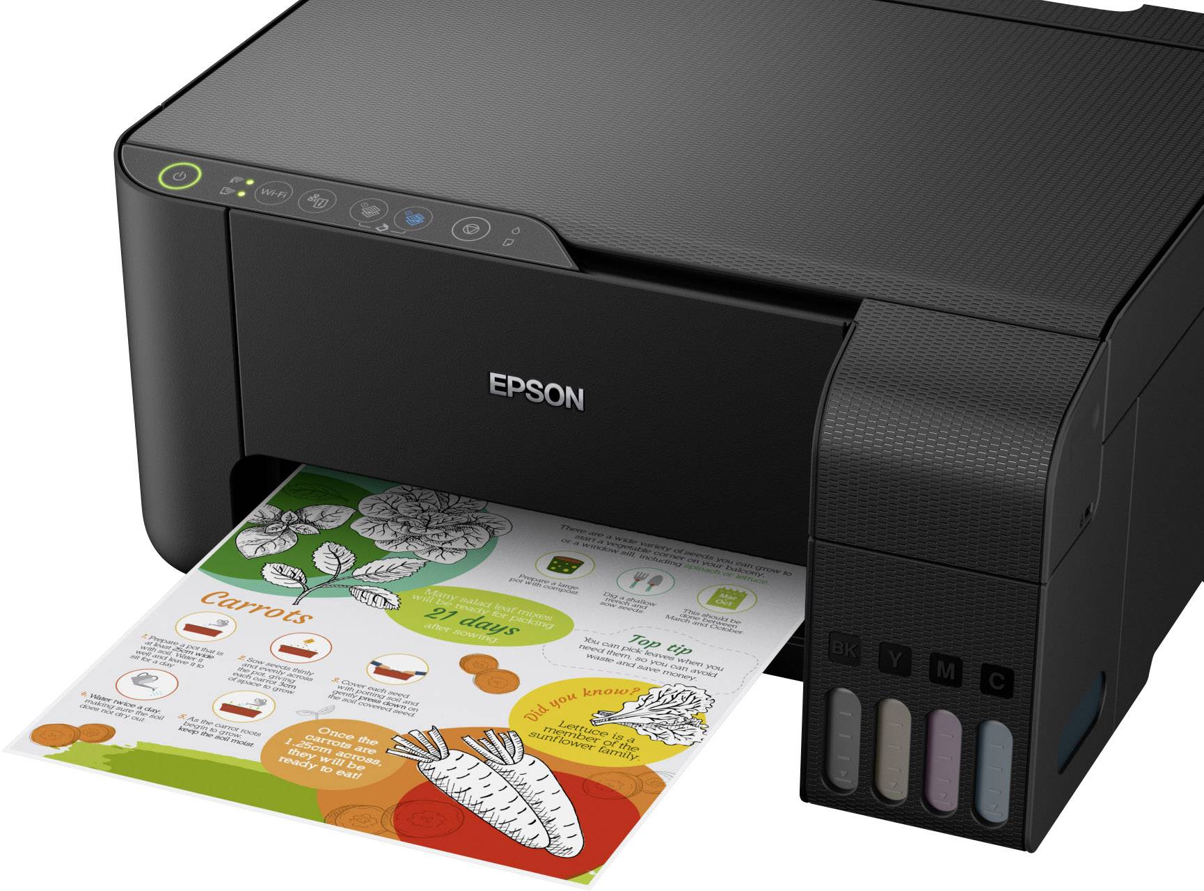 Epson EcoTank ET-2710 Multifunktionsdrucker Tintenstrahl Farbe A4 Drucker, Scanner, Kopierer WLAN, Tintentank-System
