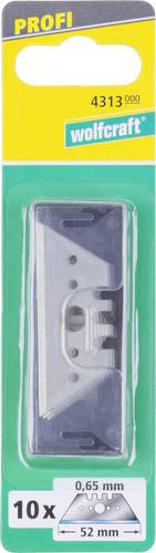 Wolfcraft 4313000 Profi Trapezklingen 0,65x52 mm 10 St.