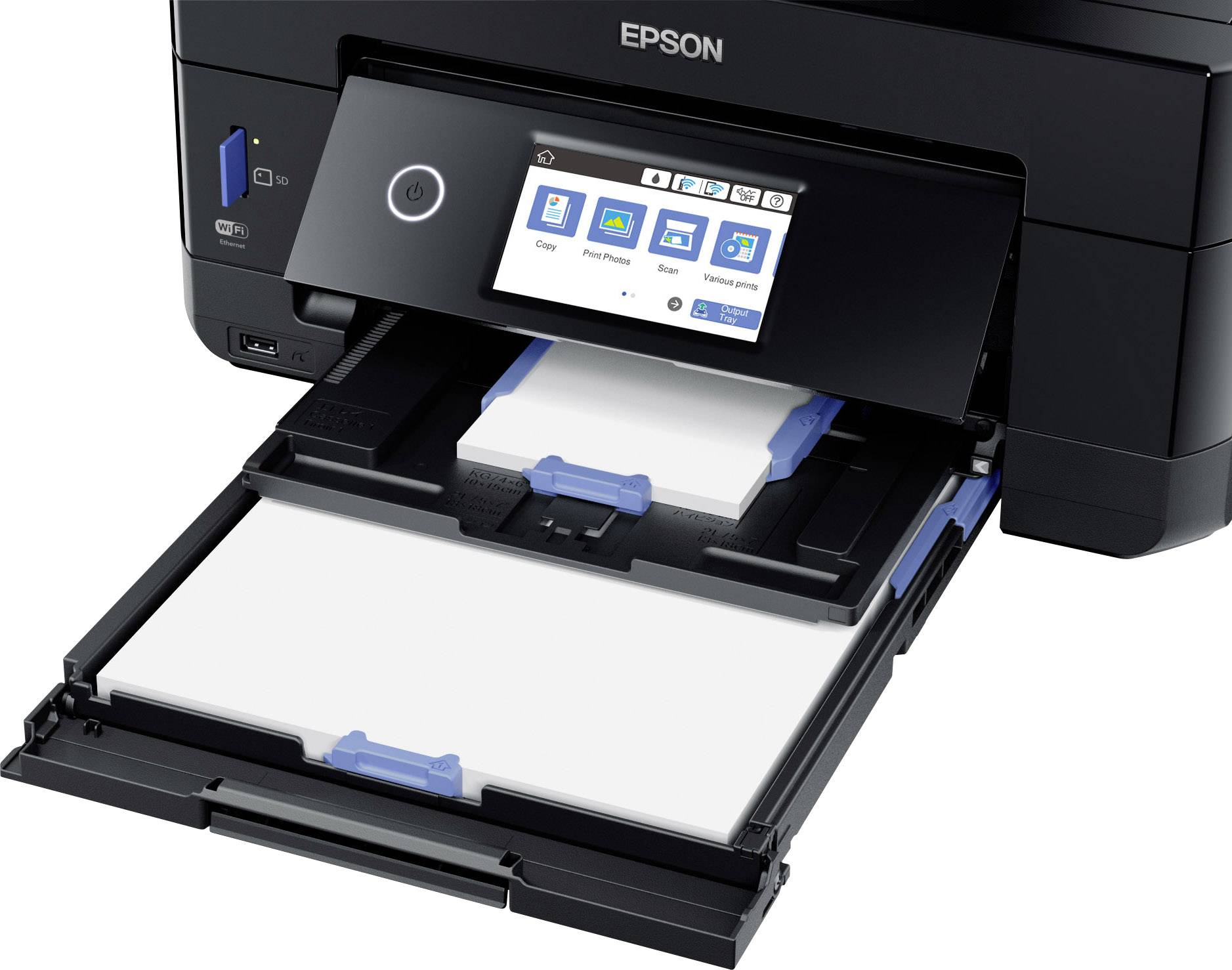 Epson Expression Premium XP-7100 Multifunktionsdrucker Tintenstrahl Farbe A4 Drucker, Scanner, Kopierer LAN, WLAN, Duplex, ADF