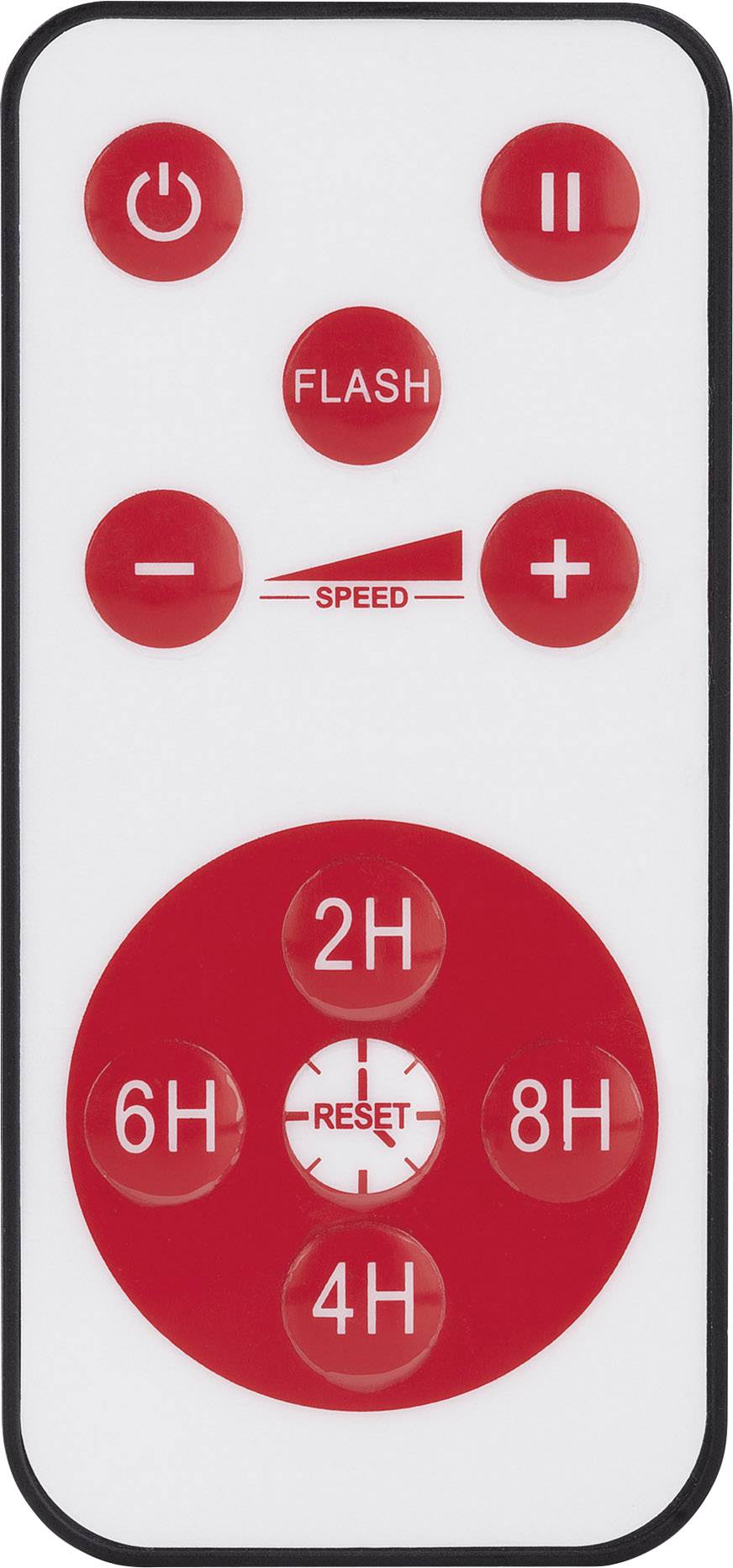 04115 LED-Kerze Rot (Ø x H) 80mm x 150mm